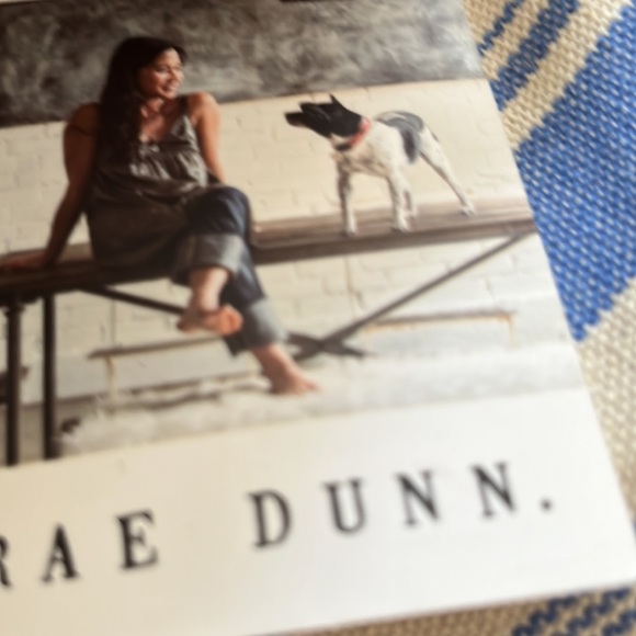 Brand  New RAE DUNN 14x24 You Me And The Sea Striped Pillow Below $42 Retail - Picture 6 of 6